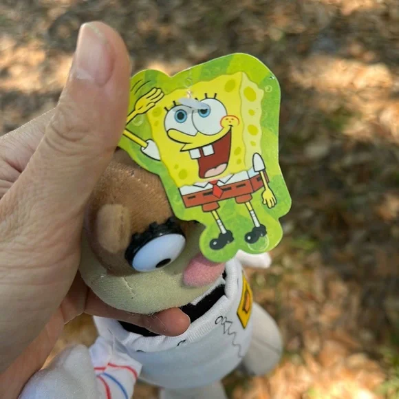 Squirrel Plush Toy in White Spacesuit - Picture 3 of 4